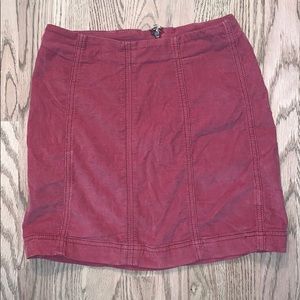 Free people corduroy skirt